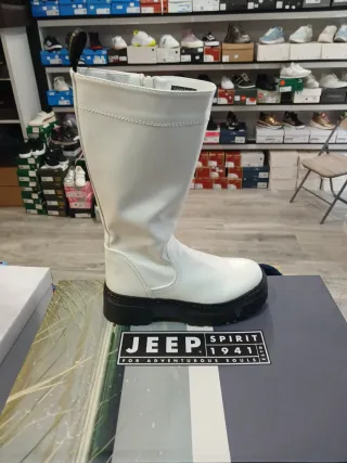Botas Jeep Mujer Blancas talla 36