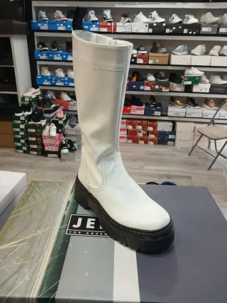 Botas Jeep Mujer Blancas talla 36