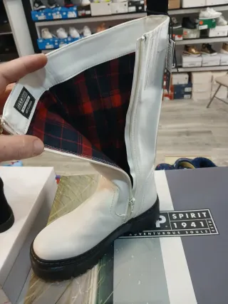 Botas Jeep Mujer Blancas talla 36