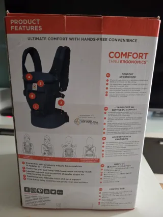 Mochila Portabebés Ergobaby Azul Marino