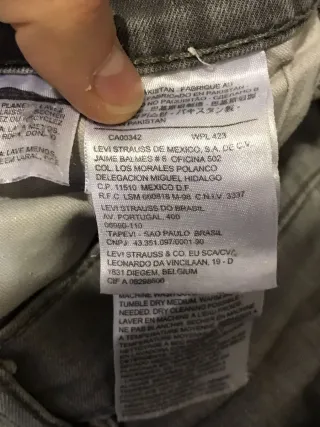 Jeans Levi's 511 Uomo W34 L34