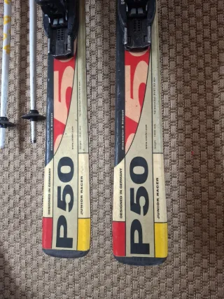 Equipo Esquí Júnior Volkl P50 140cm Botas 37-38