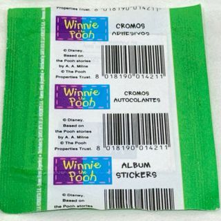 9 sobres Panini Winnie the Pooh sin abrir