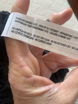 Top Zara encaje negro talla S