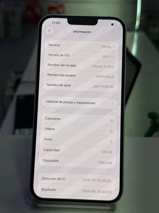 iPhone 14 Plus 128GB/100% bat factura garantia