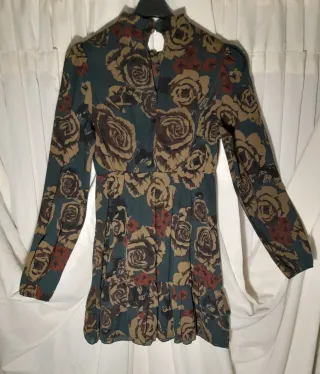 Vestito donna floreale con sottoveste