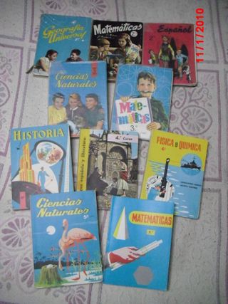 LIBROS ANTIGUOS ESCOLARES X 3€ CADA LIBRO