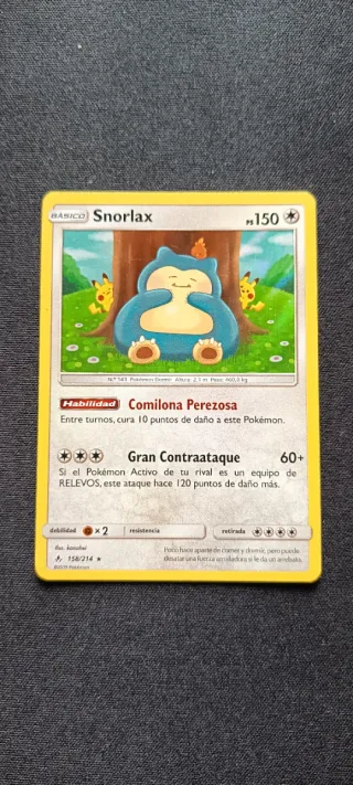 Carta Pokémon Snorlax Holográfico