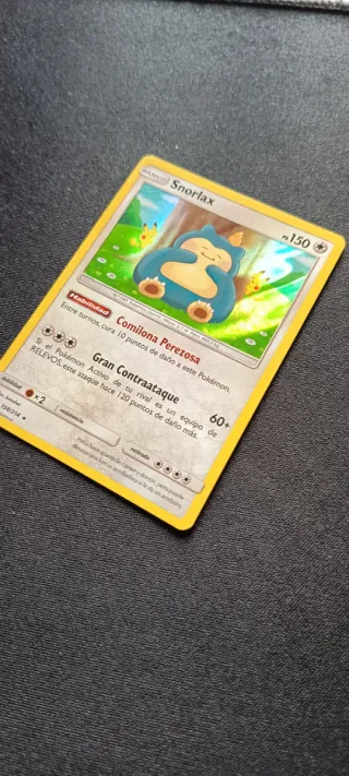 Carta Pokémon Snorlax Holográfico