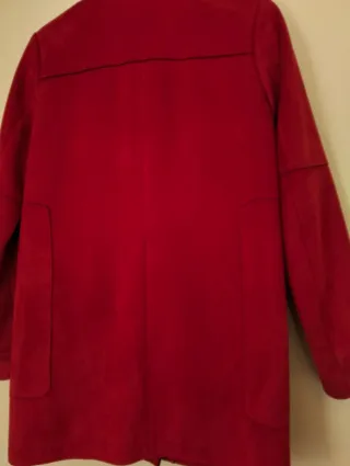 Chaqueta Zara Roja Tres Cuartos
