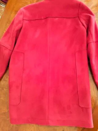 Chaqueta Zara Roja Tres Cuartos