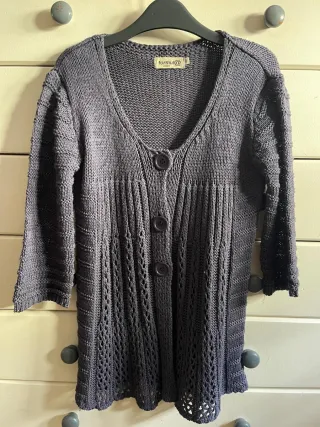Cárdigan gris talla 42