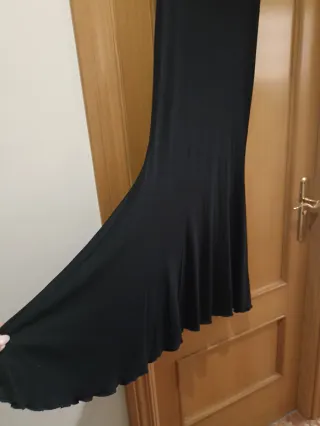 Falda Flamenca Ensayo Negra
