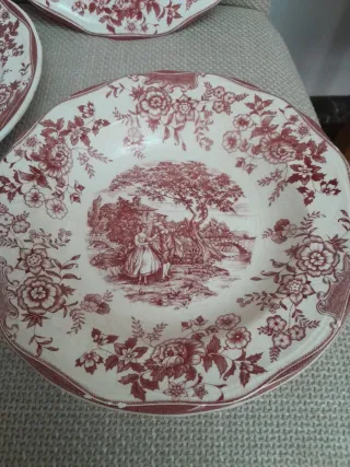 Lote 3 Platos Quadrifoglio Cerámica antigua.