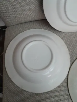 Lote 3 Platos Quadrifoglio Cerámica antigua.