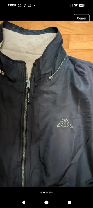 Chaqueta Kappa Reversible Talla XL