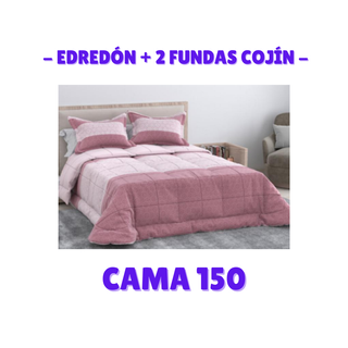 Edredón + 2 Fundas Cojín - Cama 150