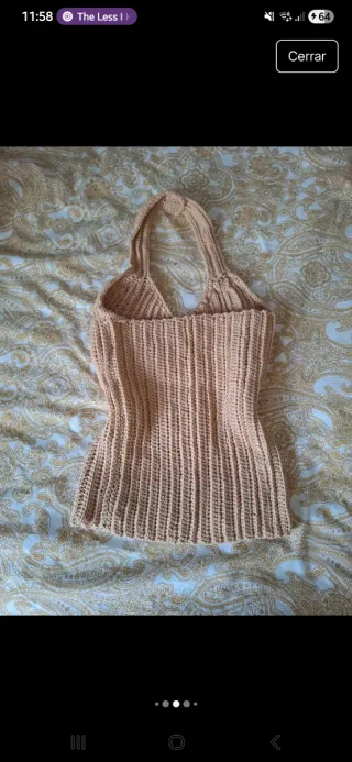 Top vintage crochet 90s 2000s