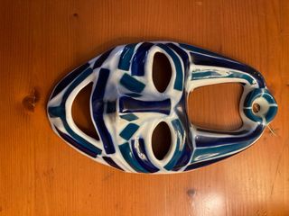 5 Máscaras Sargadelos Antiguas con sello original