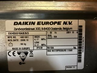 Aerotermia Daikin 12 kW R-410A