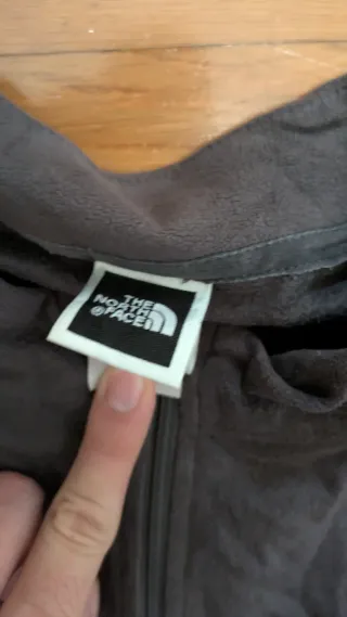 Polar The North Face gris y negro