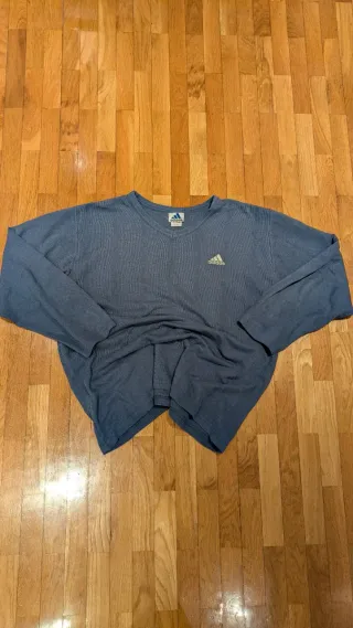 Sudadera Adidas Azul Talla L