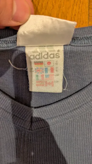 Sudadera Adidas Azul Talla L