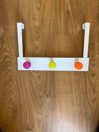 Perchero para puerta multicolor