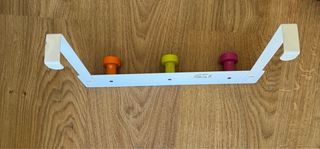 Perchero para puerta multicolor