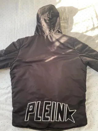 Giacca Philipp Plein nera con cappuccio