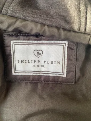 Giacca Philipp Plein nera con cappuccio