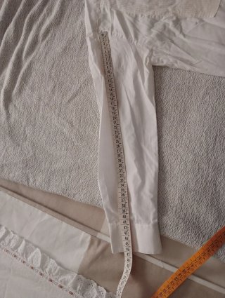 Camisa Flamenco Niñ@ Blanca. Talla 30