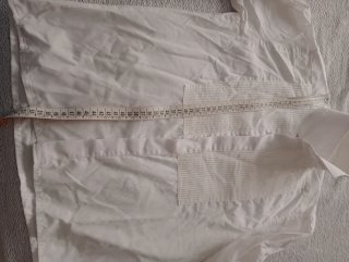 Camisa Flamenco Niñ@ Blanca. Talla 30