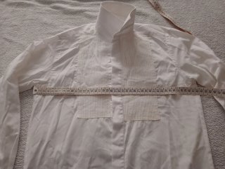 Camisa Flamenco Niñ@ Blanca. Talla 30