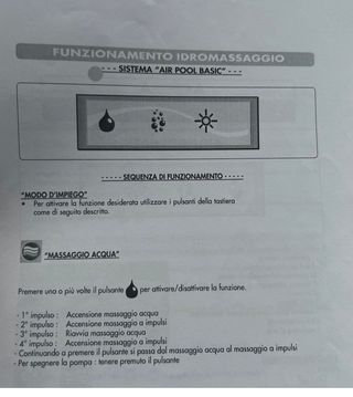 Vasca idromassaggio bianca