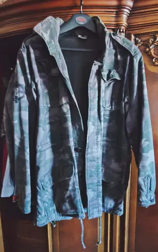 Chaquetón camuflaje militar-caza