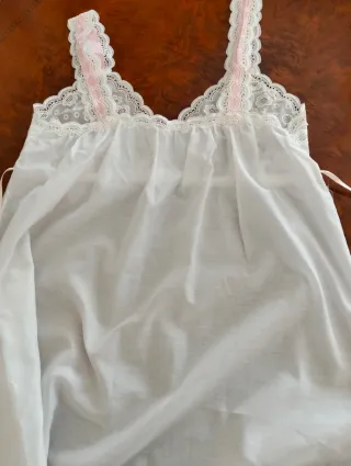Conjunto Novia Camisón y Bata Encaje Blanco