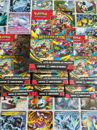 Bundle 6 Sobres Pokémon Megaevolución ES