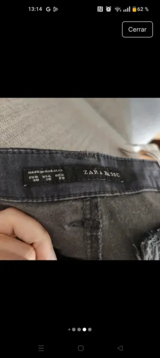 Pantalón camuflaje Zara
