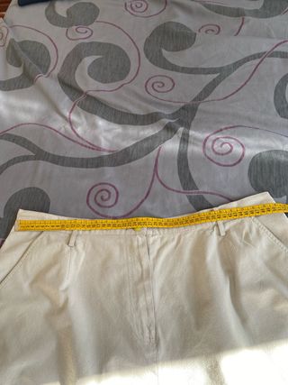 Falda Pantalón Beige Talla 6