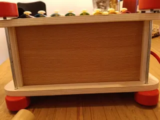 Juguete madera Montessori Bus Xilófono