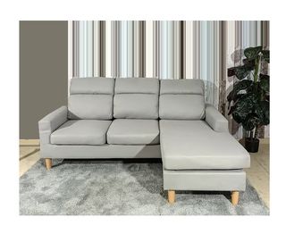 Sofá reversible gris fabric