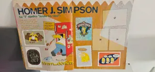Álbum vintage Los Simpsons: Colección Cromos