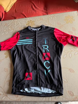 Maillot Ciclismo Bike55 Negro/Rojo