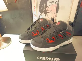 Osiris D3 2001 Zapatillas Negras Rojas