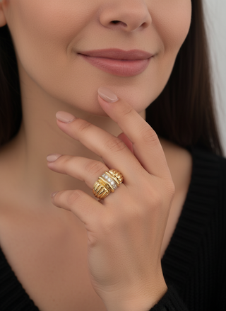 Sortija oro 18kt con diamantes