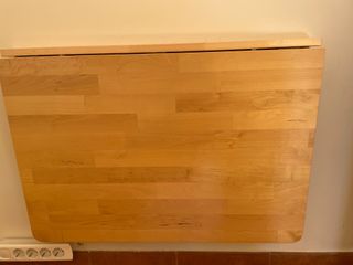 Mesa plegable pared abedul NORBO Ikea