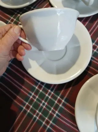 Set 6 Tazze da Tè Richard Ginori con Piattino