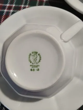 Set 6 Tazze da Tè Richard Ginori con Piattino