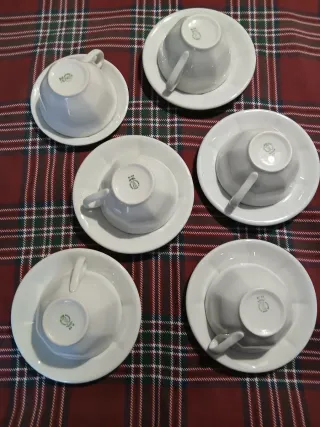 Set 6 Tazze da Tè Richard Ginori con Piattino